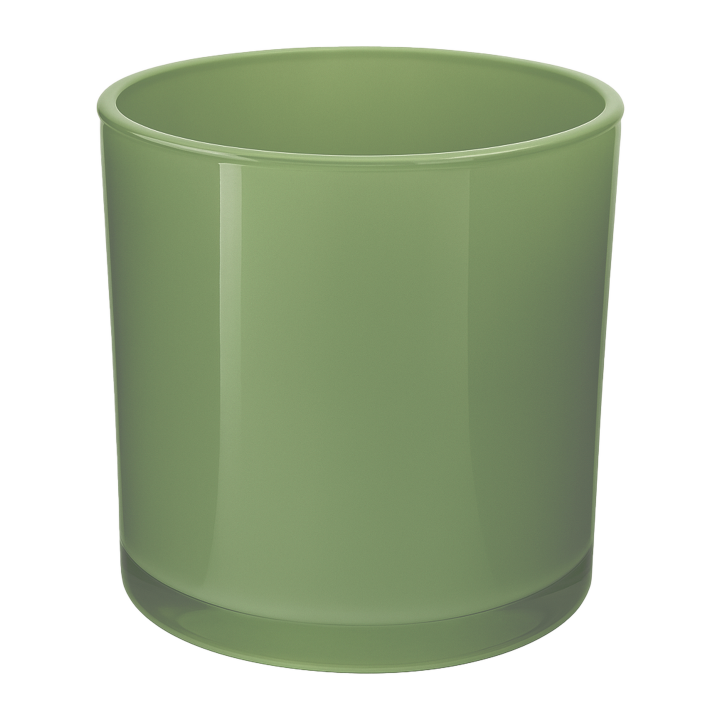 560ml - Mónaco Vaso de vidrio para velas - Verde Menta Brillante