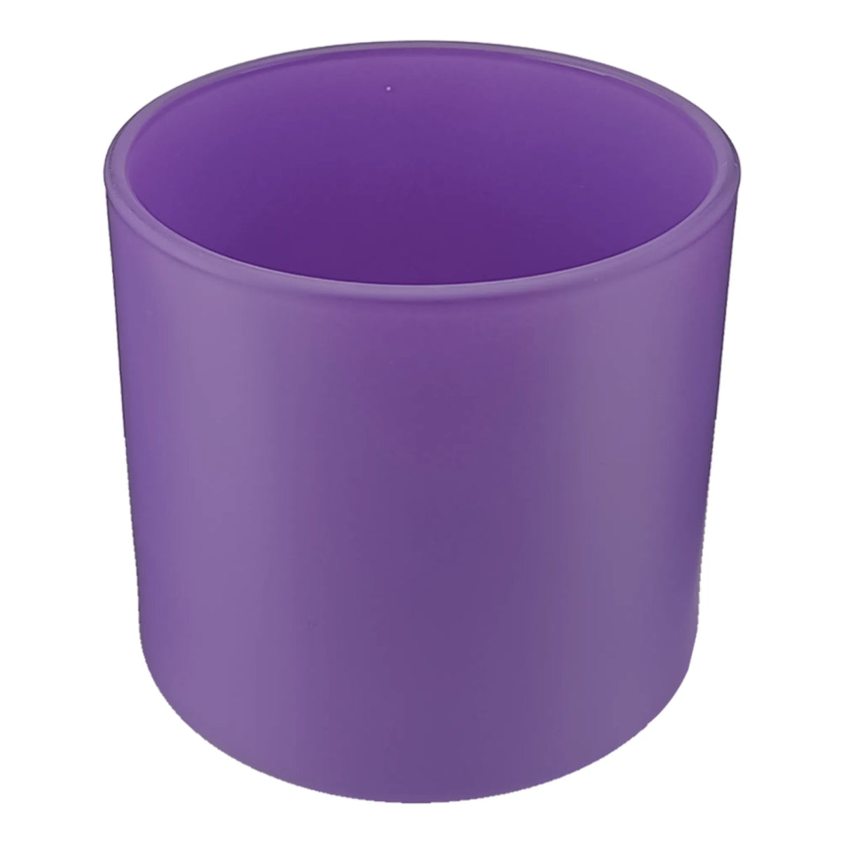 560ml - Mónaco Vaso de vidrio para velas - Frasco Morado - Mate - Candle Craft