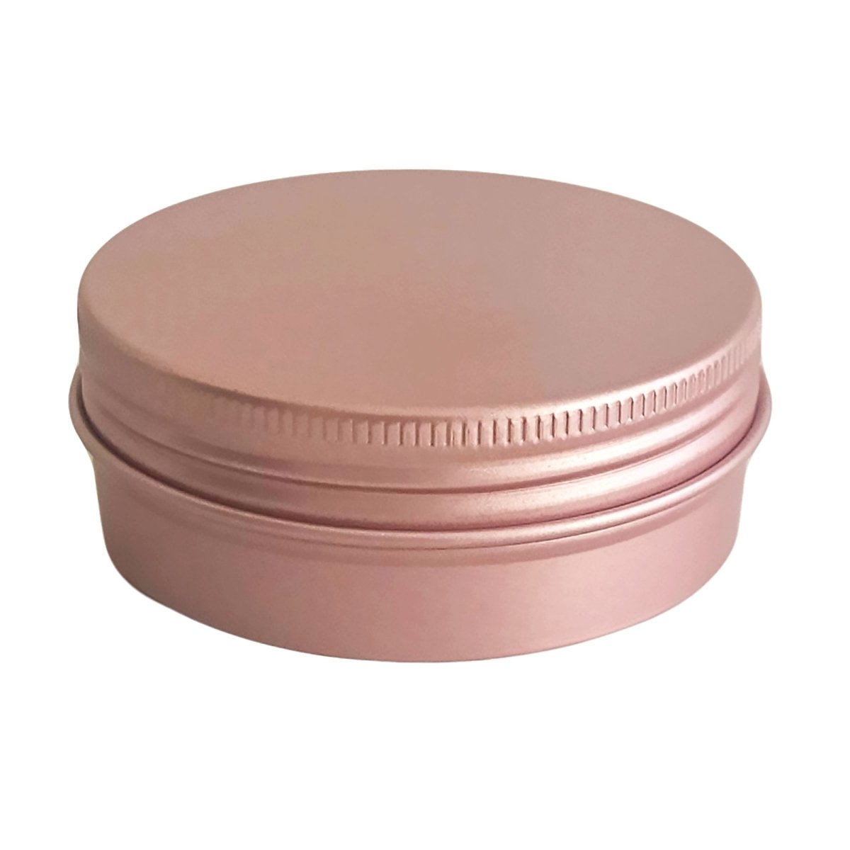 60ml - La Paz Pomadera de Aluminio - Lata de Aluminio - Oro Rosado - Candle Craft