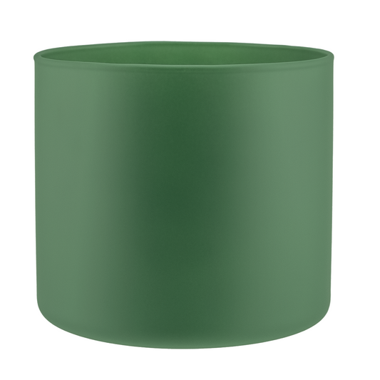 620ml - Mónaco Vaso de vidrio para velas - Inspirado en Bath Body Works® / White Barn® - Verde Salvia Mate