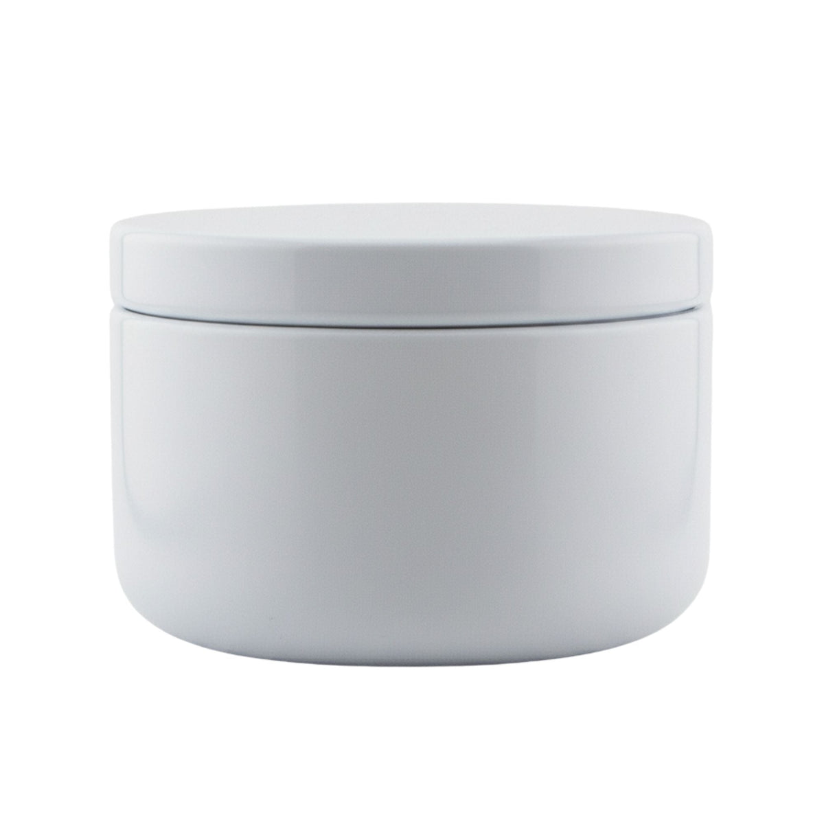 65ml - Tokio Lata de Aluminio Redondo para Velas - Blanco Brillante - Candle Craft