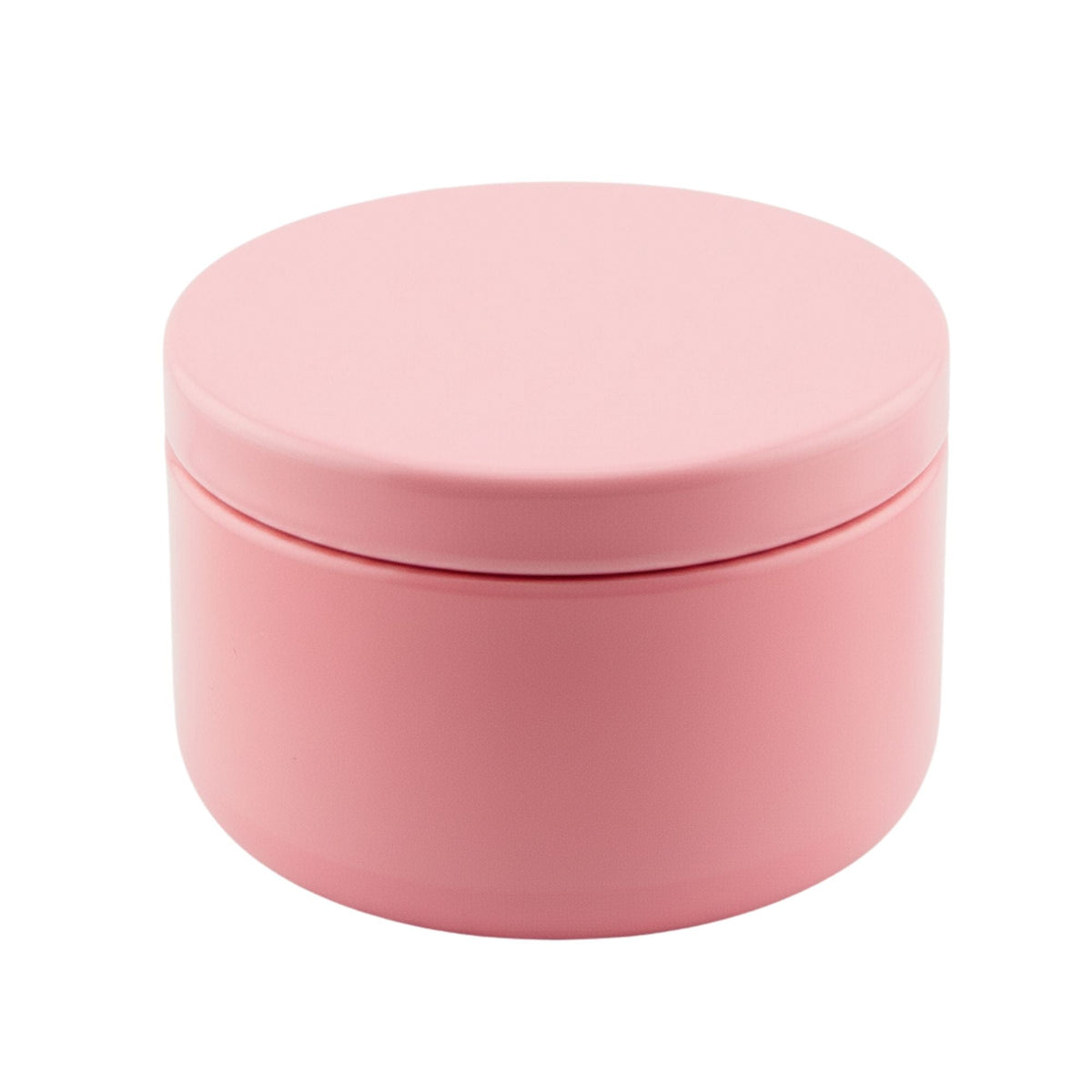 65ml - Tokio Lata de Aluminio Redondo para Velas - Rosa Pastel Brillante - Candle Craft