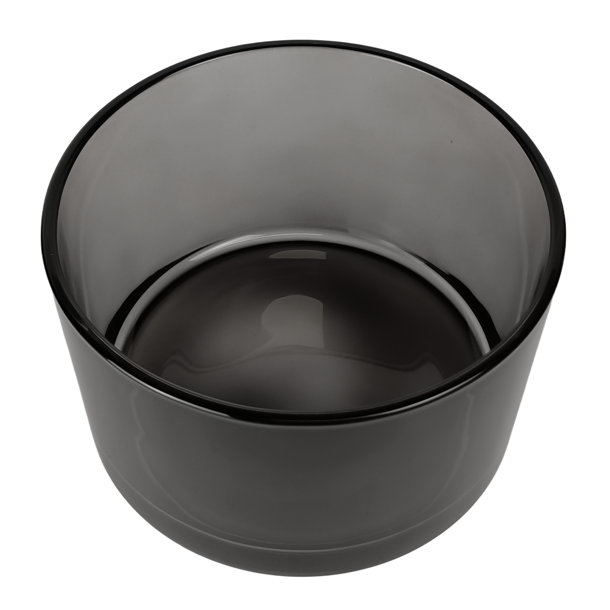 750ml - Mónaco Vaso de vidrio para velas - Gris Transparente