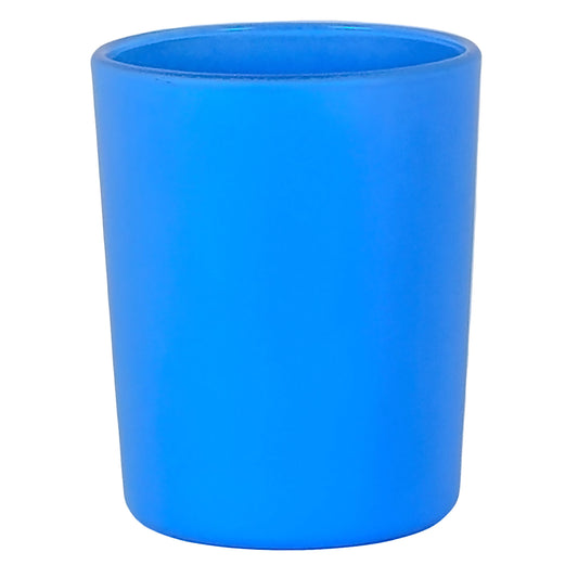 100ml - Mónaco Vaso de vidrio para velas - Azul Cielo Mate