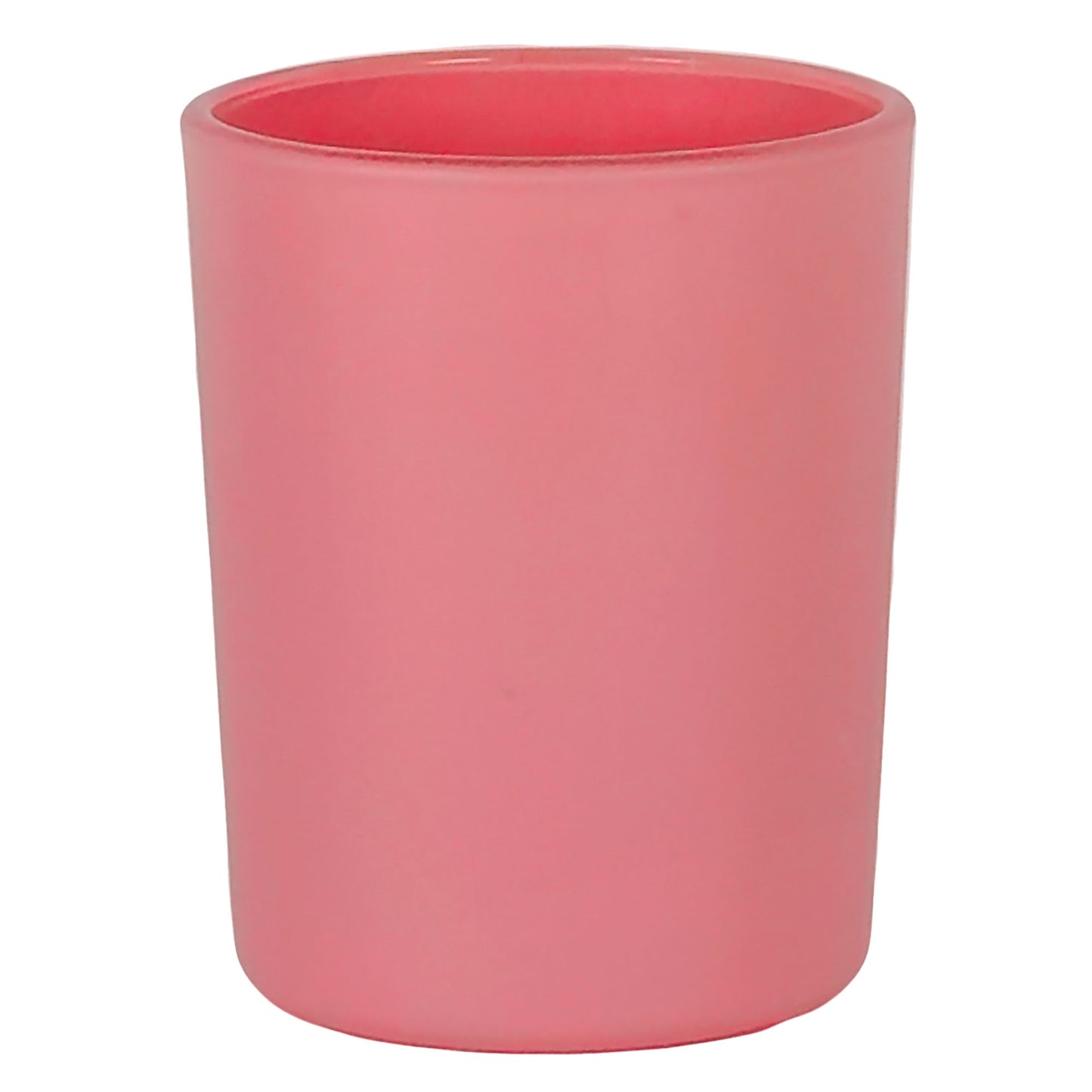 100ml - Mónaco Vaso de vidrio para velas - Rosa Mate
