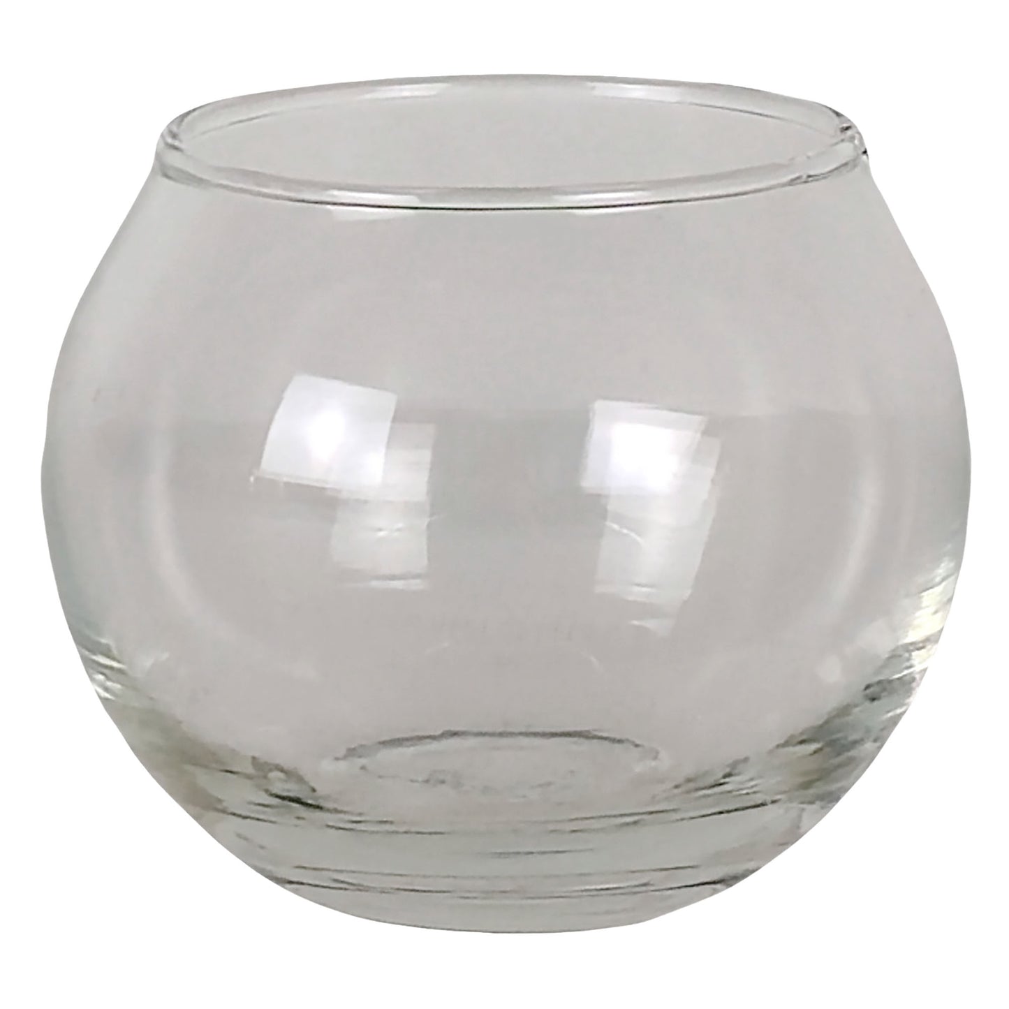 Votivos Portavelas Pecera - Vaso de vidrio para velas redonda - Transparente