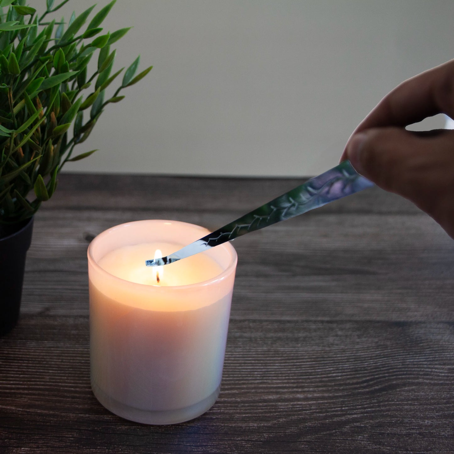 Apagavelas, Cortapabilo y Gancho de Pabilo - Kit de Herramientas para Cuidado de Velas - Plata