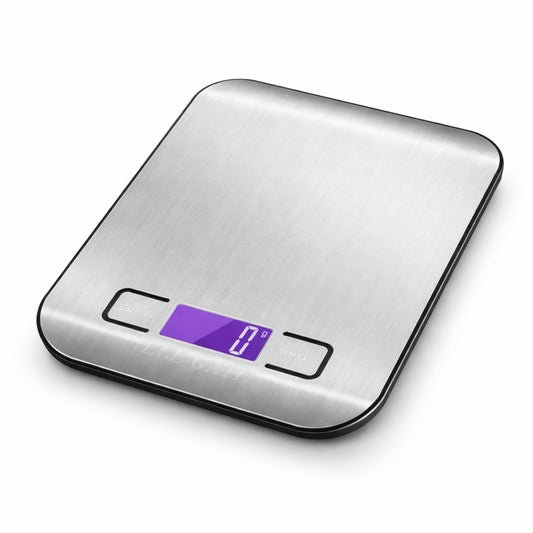 Báscula Digital - Gramera de Acero Inoxidable con Pantalla LCD - Capacidad de 10kg