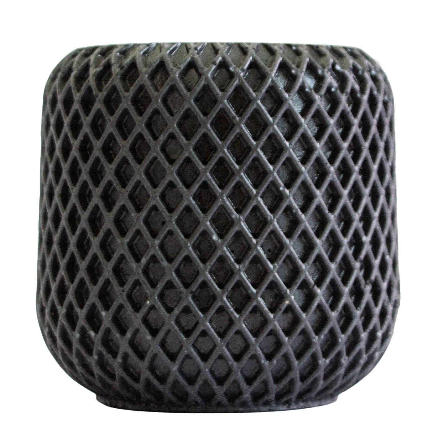 90ml - Carrara Vaso de Concreto para velas - Gris Oxford