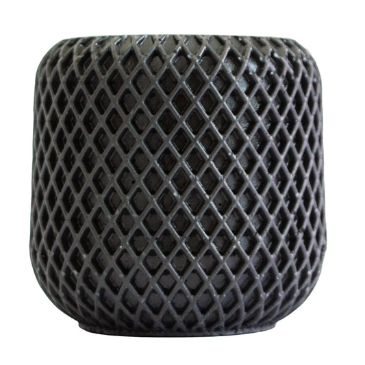 90ml - Carrara Vaso de Concreto para velas - Gris Oxford
