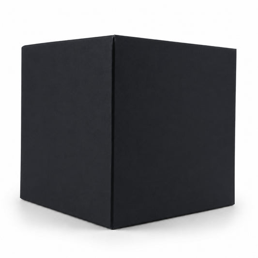 Caja Decorativa Cuadrada para Velas – Negro | Extra Grande 10.5x10.5 cm