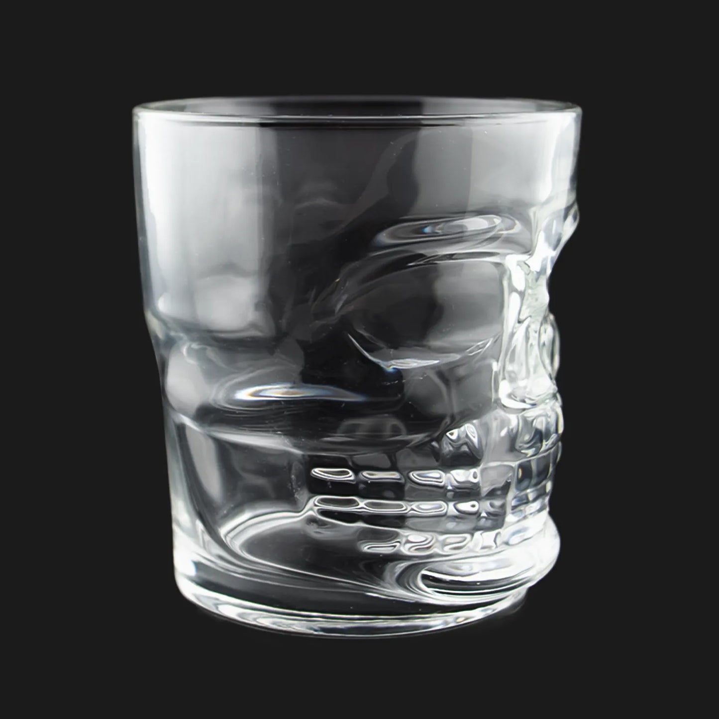300ml - Mónaco Vaso Calavera de vidrio para velas - Transparente