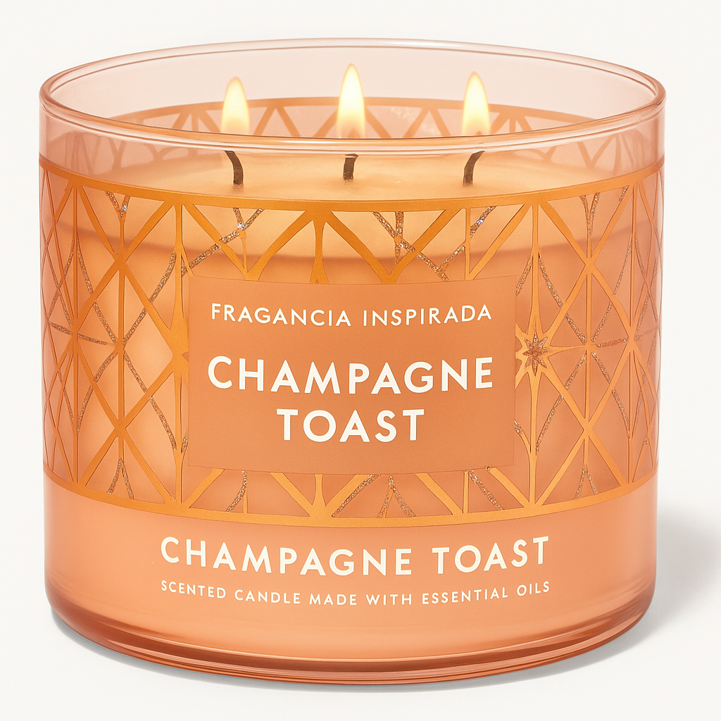 Fragancia Candle Craft- Champagne Toast - Brindis de Champagne - Inspirada en Bath & Body Works (BBW)® / White Barn ®