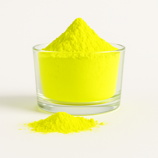 Colorante en Polvo Neón Fluorescente para Velas Alta Concentración – Color: Amarillo
