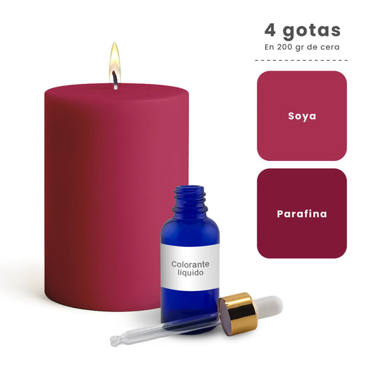 Colorante Líquido para Velas – Ultra Concentración - Color: Rosa Pálido