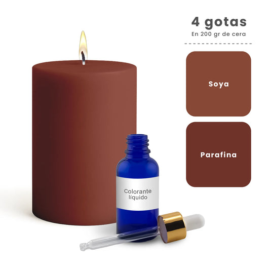 Colorante Líquido para Velas - Ultra Concentración - Color: Capuchino