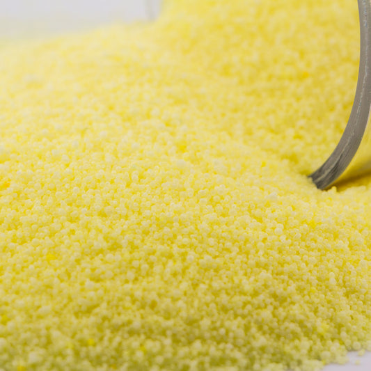 Cera de Arena Color / Cera de Nieve Vegetal para Velas Decorativas - Amarillo Pastel