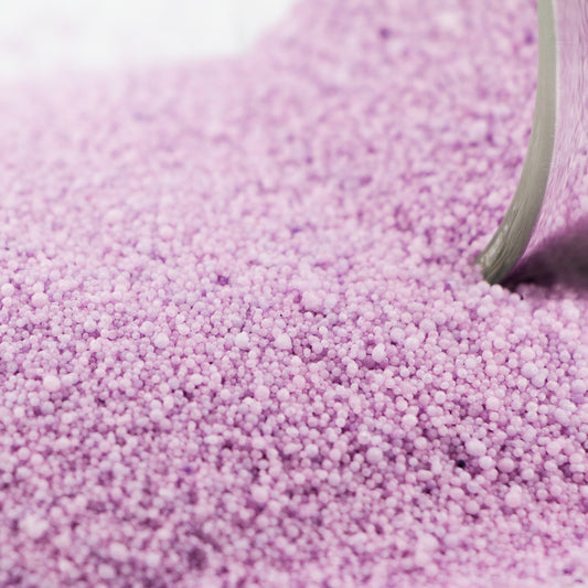 Cera de Arena Color / Cera de Nieve Vegetal para Velas Decorativas - Morado Pastel