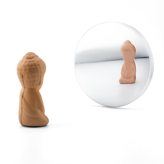 Tapa de Aluminio XS para vasos de velas - Tapa para Vela Color Plata Espejo