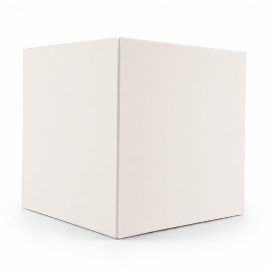 Caja Decorativa Cuadrada para Velas – Blanco | Extra Grande 10.5x10.5cm