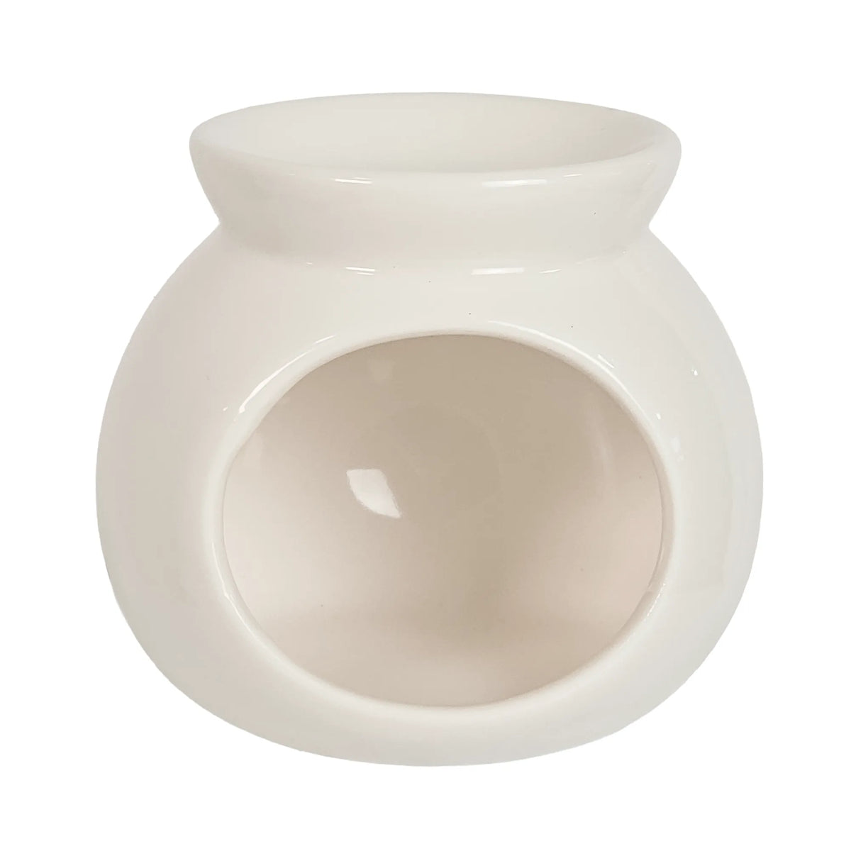 Quemador de Cera para Wax Melts - Calentador de Cera Aromática de Cerámica - Blanco