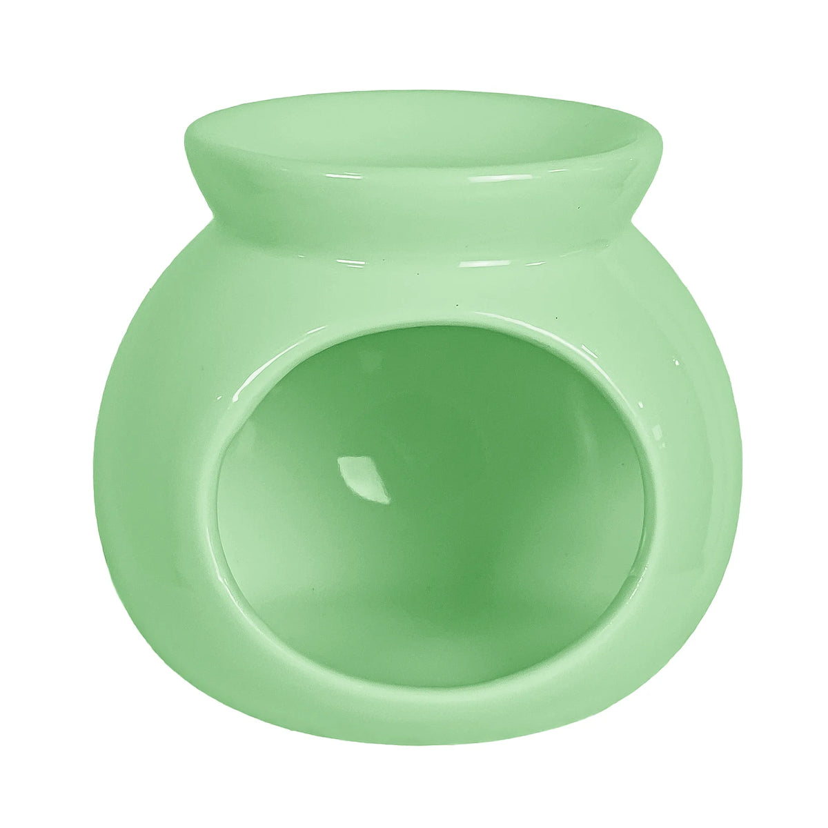 Quemador de Cera para Wax Melts - Calentador de Cera Aromática de Cerámica - Verde Menta