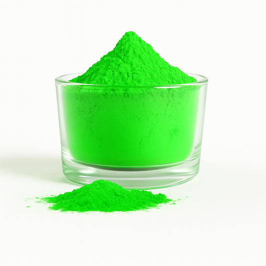 Colorante en Polvo Neón Fluorescente para Velas Alta Concentración – Color: Verde