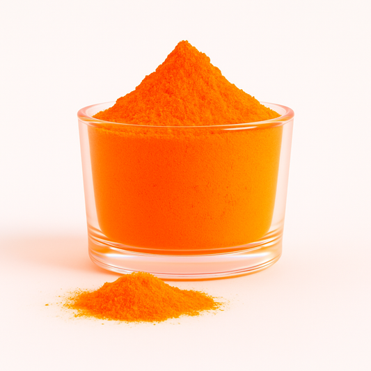 Colorante en Polvo Neón Fluorescente para Velas Alta Concentración – Color: Naranja