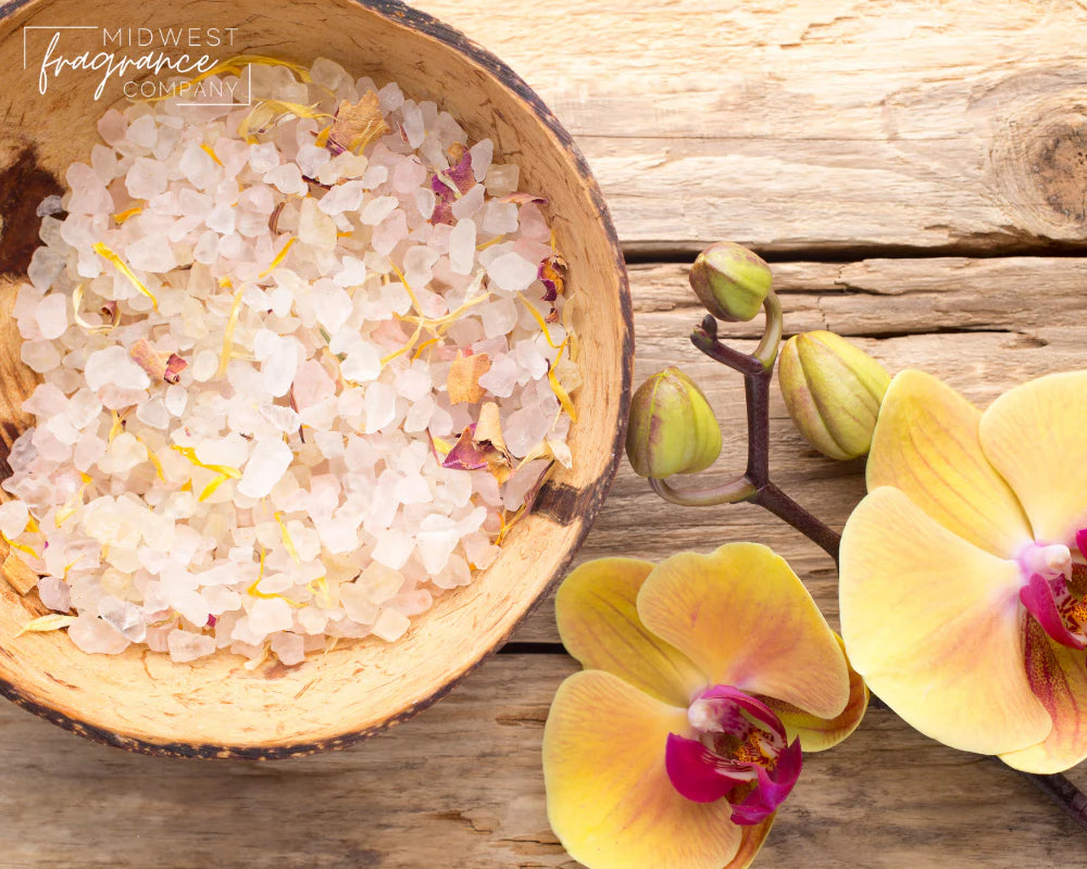 Fragancia Midwest Fragrance Company -Sea Salt + Orchid - Sal Marina y Orquídea - Importado de USA