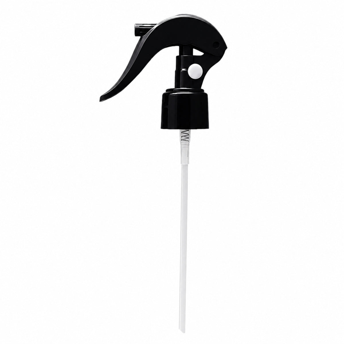 Atomizador Mini Trigger con Seguro para Botellas Plástico - Rosca R-28/410 - Negro