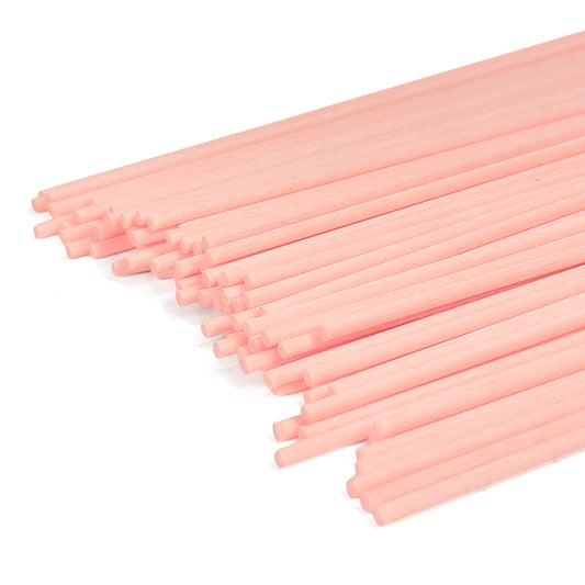 Varillas para Difusor - 25cm - Difusor Sticks - Varitas de Fibra para Difusores- Color Rosa Claro