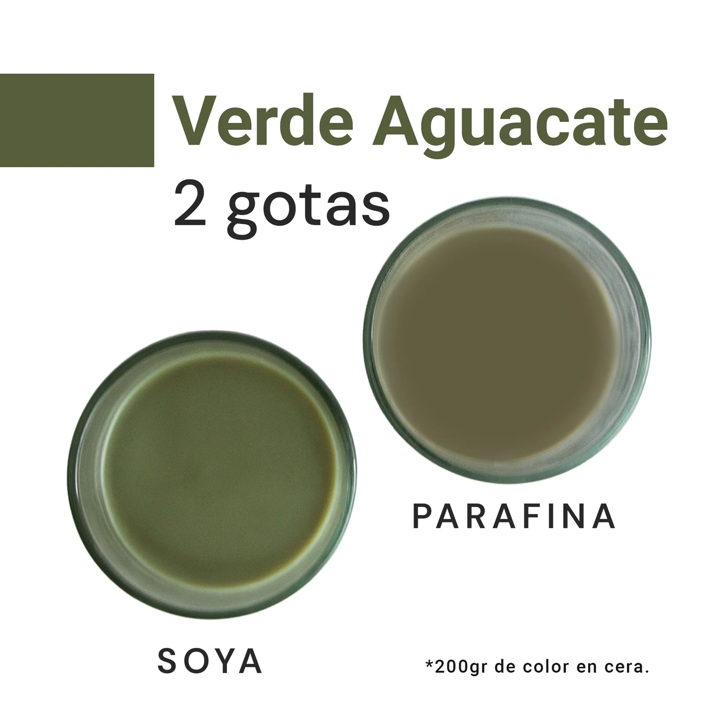 Colorante Líquido para Velas – Ultra Concentración - Color: Verde Aguacate