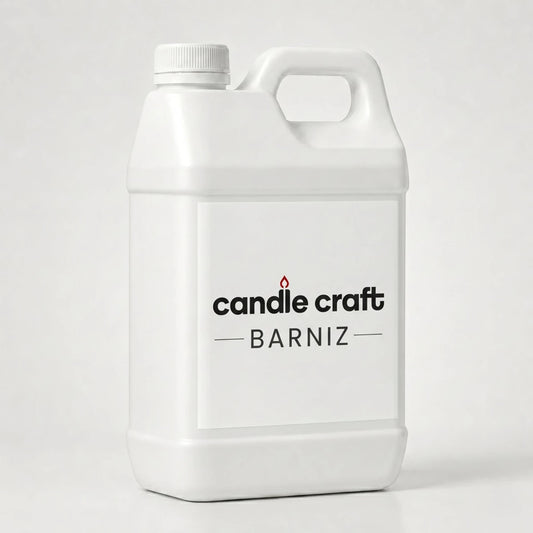 Barniz para Velas - Laca Base Agua Eco Friendly para Velas - Acabado Brillante Tipo Porcelana - Candle Craft