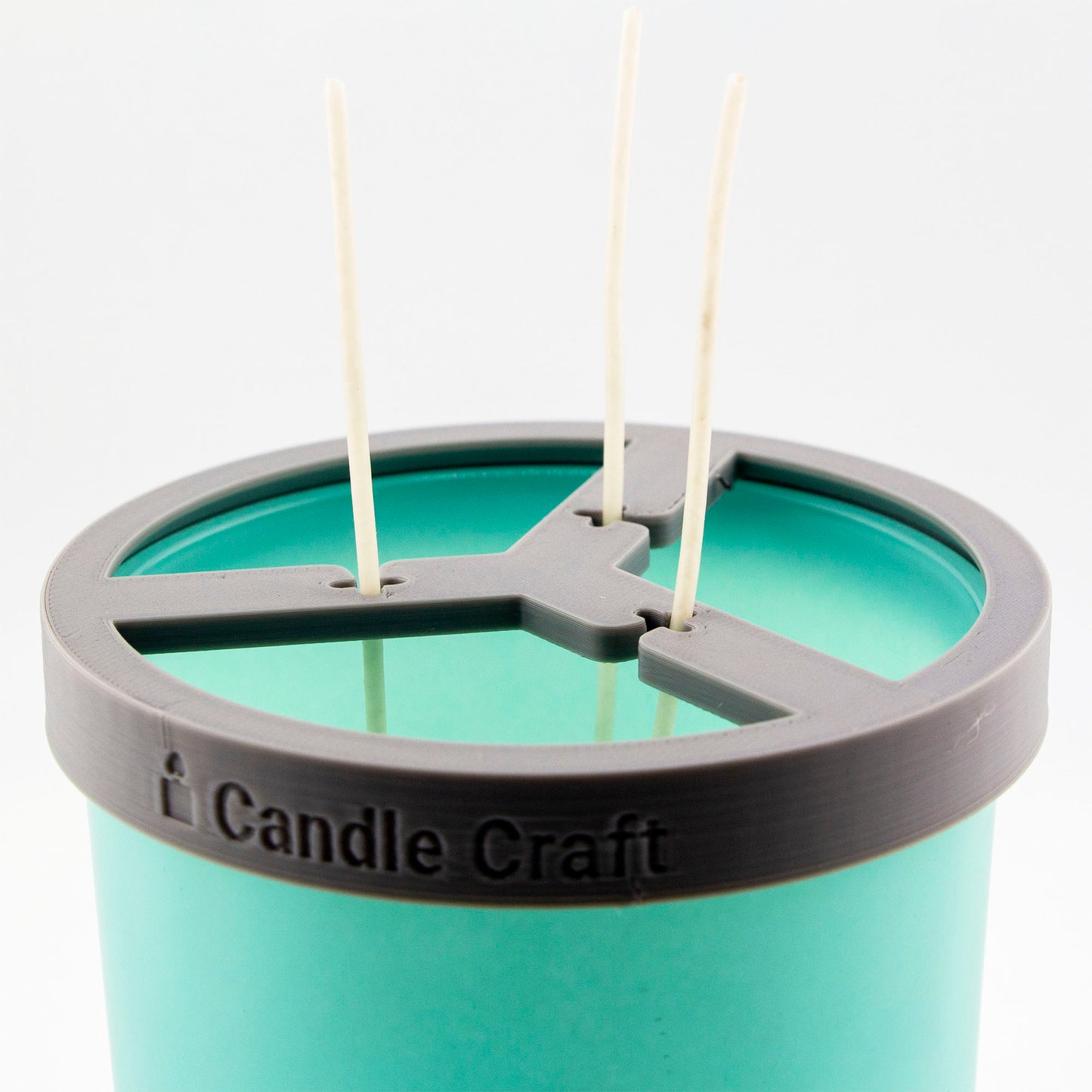 Herramienta para Centrado de Pabilos - Soporte de Mechas (Wick Holder) - Gris- Tamaño: XL