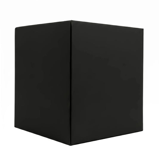 Caja Decorativa Cuadrada para Velas – Negro | Chica 7.5x9.0 cm - Candle Craft