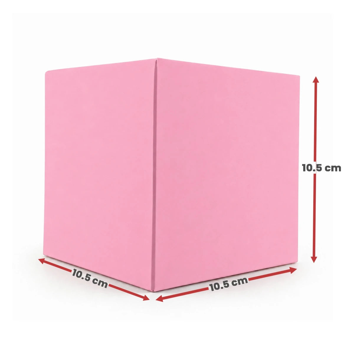 Caja Decorativa Cuadrada para Velas – Rosa Pastel | Extra Grande 10.5x10.5 cm - Candle Craft