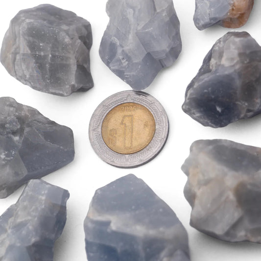 Calcita Azul Bruto – Piedra de Armonía, Protección y Paz - Candle Craft