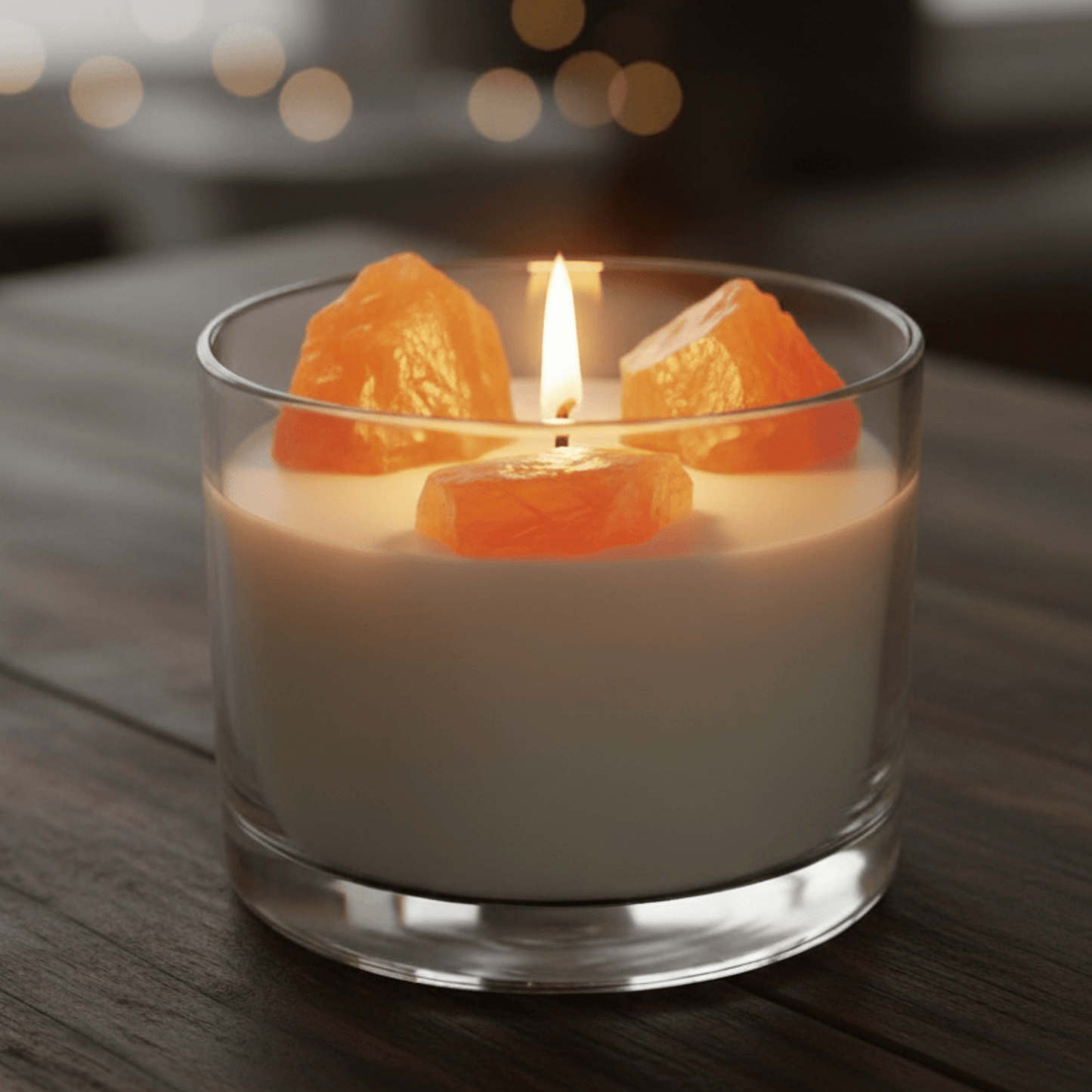 Calcita Naranja en Bruto – Piedra Preciosa de la Creatividad y la Vitalidad para Velas y Decoración - Candle Craft