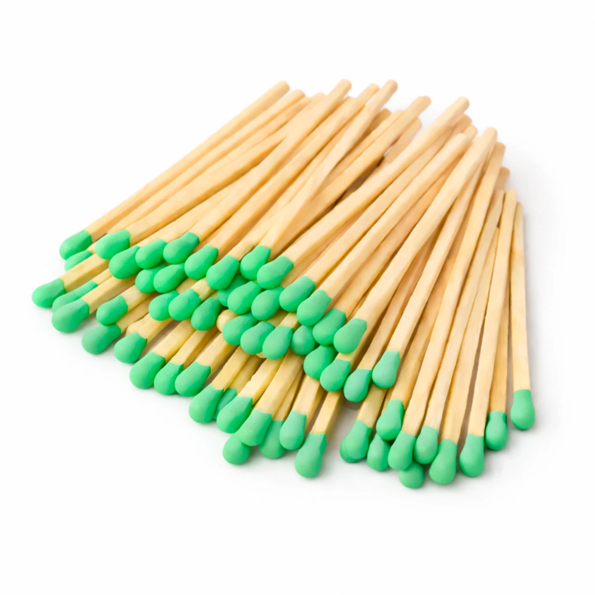 Cerillos de Colores Largos de Madera para Velas - Fósforos de Madera - Verde - Candle Craft