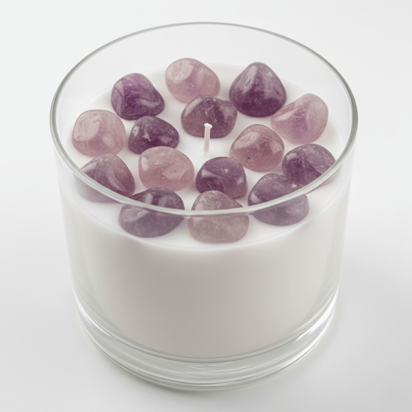 Cuarzo Amatista Morado Pulido – Piedra Preciosa de la Calma y la Protección para Velas y Decoración - Candle Craft