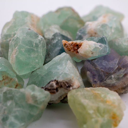 Fluorita Verde en Bruto – Piedra de Orden, Calma y Vibración Elevada para Proyectos Artesanales y Velas - Candle Craft