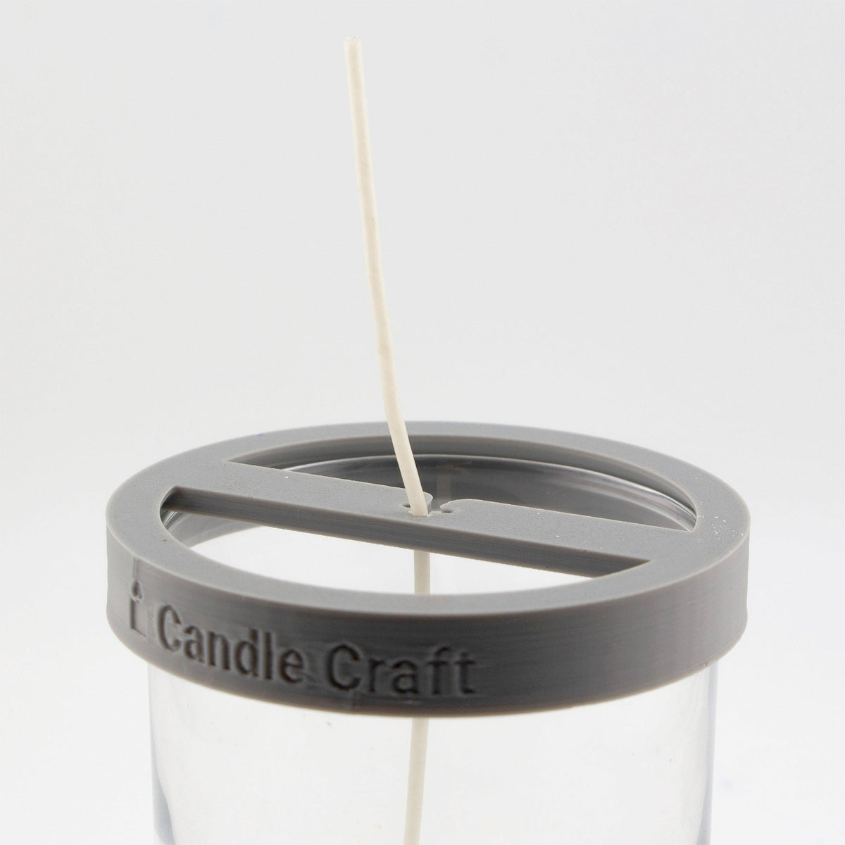 Herramienta para Centrado de Pabilos - Soporte de Mechas (Wick Holder) - Gris - Tamaño: L 1 Pabilo - Candle Craft