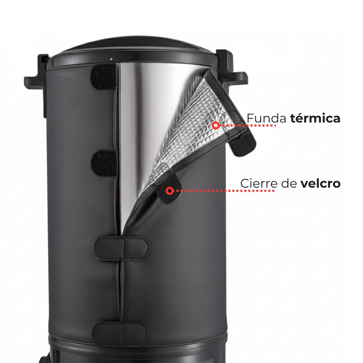 Kit Fundidor de Cera de 10 L – Derretidor de Cera Eléctrico Profesional con Llave Dispensadora hasta 110°C – Wax Melter para Velas Artesanales - Candle Craft