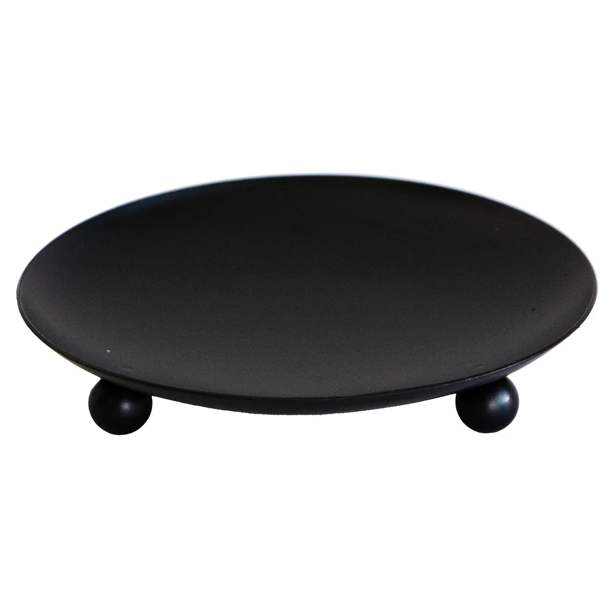 Platos para Velas de Aluminio Negro Mate - Candle Craft