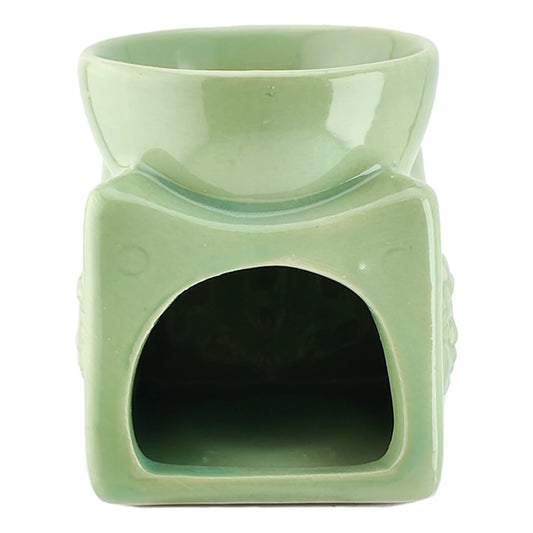 Quemador de Cera - Fundidor Cerámica - Wax Melt Burner - Verde Menta - Candle Craft