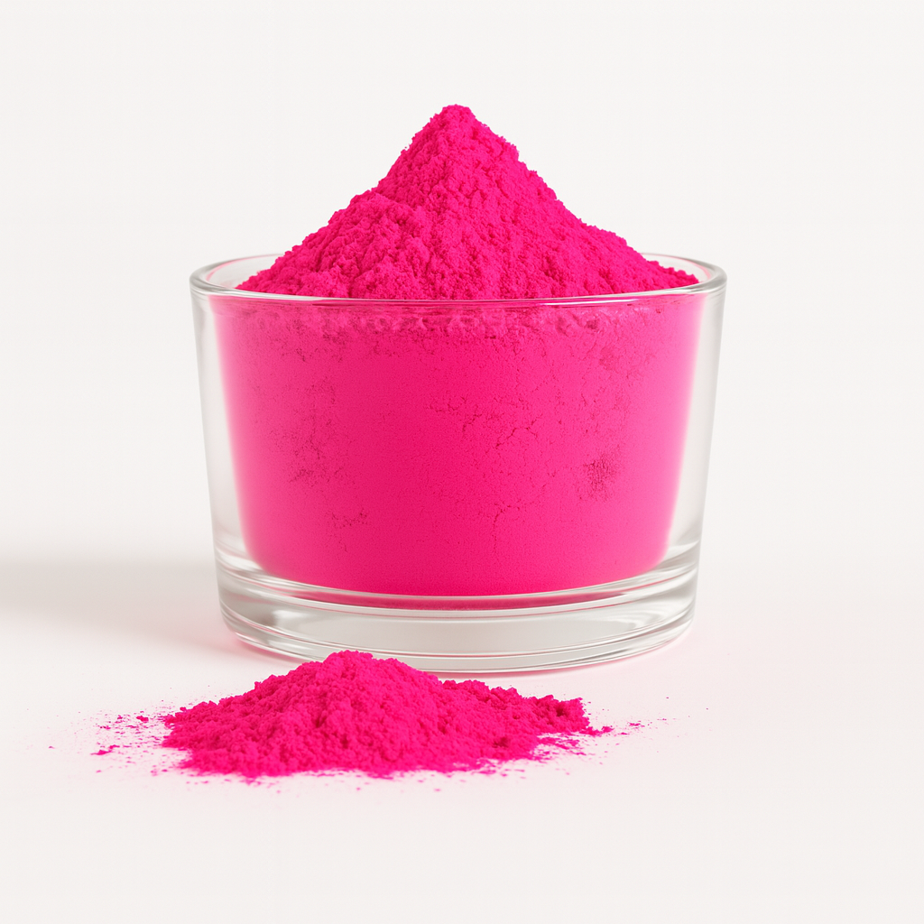 Colorante en Polvo Neón Fluorescente para Velas Alta Concentración – Color: Rosa