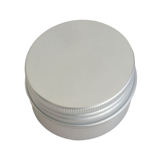 5ml - La Paz Pomadera de Aluminio - Lata de Aluminio - Plata