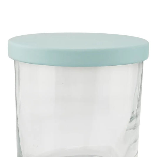 Tapa de Aluminio XL para vasos de velas - Tapa para Vela Color Azul Pastel Mate - Candle Craft