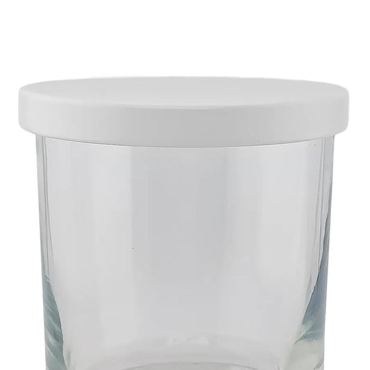 Tapa de Aluminio XL para vasos de velas - Tapa para Vela Color Blanco Mate - Candle Craft