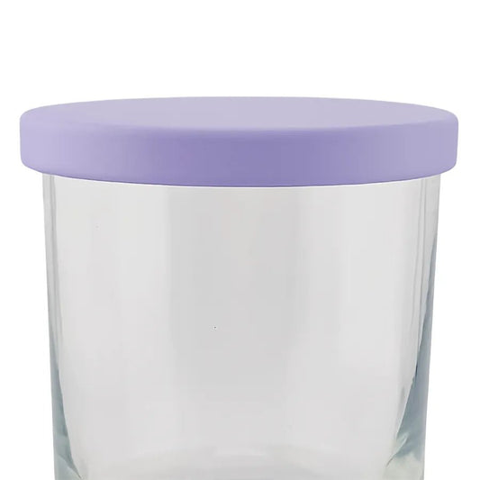 Tapa de Aluminio XL para vasos de velas - Tapa para Vela Color Morado Pastel Mate - Candle Craft